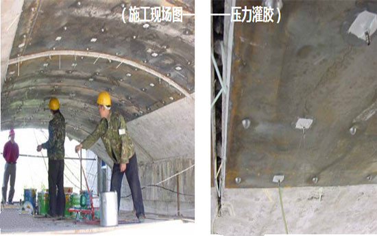 桥梁加固维修之粘钢（灌胶）法加固0